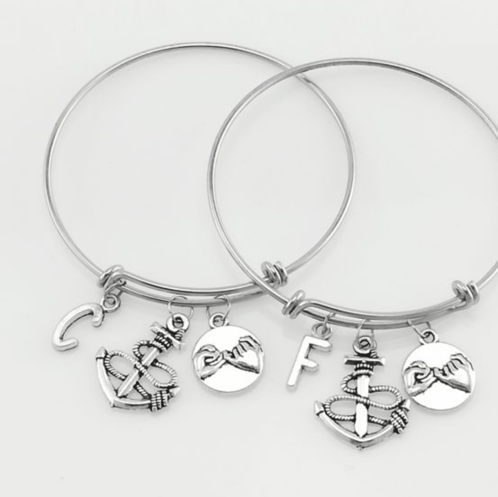 Two best friends matching bracelets